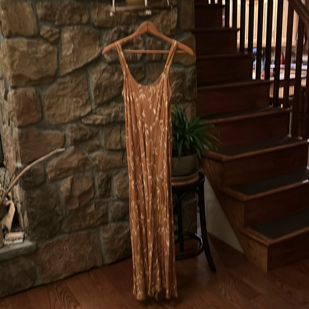 Made-in-Vermont Salaam ankle-length dress.